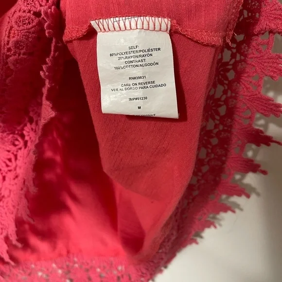 Rewind Coral Short Sleeve Women's Blouse - Picture 7 of 7